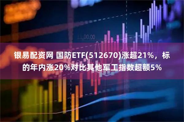 银易配资网 国防ETF(512670)涨超21%，标的年内涨20%对比其他军工指数超额5%