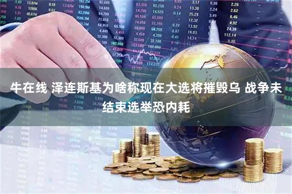 牛在线 泽连斯基为啥称现在大选将摧毁乌 战争未结束选举恐内耗